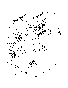Icemaker Diagram and Parts List for 10658992801  Kenmore Refrigerator