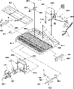 Machine Compartment Diagram and Parts List for SRD526TW-P1313401WW  Amana Refrigerator