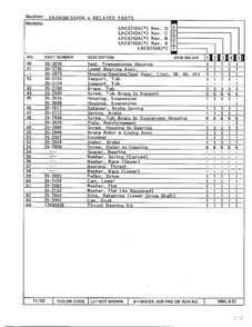 Transmission & Related Parts Page 3 Diagram and Parts List for 6743B  Norge Washer