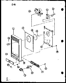 Control Diagram and Parts List for RL-3 P75589-4M Amana Microwave