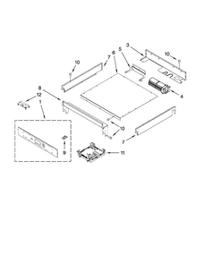 Part Location Diagram of WPW10292566 Whirlpool Control, Electric