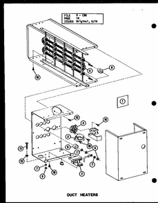 Section 4 Diagram and Parts List for CRH5-1 P58372-28C Amana Air Conditioner