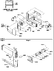 Evaporator And Fan Motor Assemblies Diagram and Parts List for THI21TL-P1302602WL  Amana Refrigerator