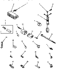 Power Cord & Terminals Diagram and Parts List for LW8413W2 LW8413W2A Amana Washer
