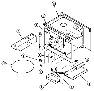 Part Location Diagram of 03110070 Whirlpool CLIP - PUSH ON