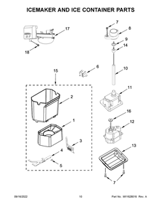Part Location Diagram of W11452365 Whirlpool BIN-CRUSH