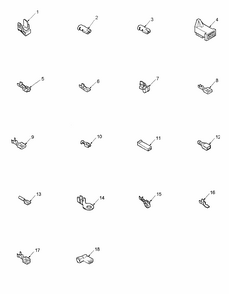 Terminals Diagram and Parts List for LGA80AW-PLGA80AW  Amana Dryer