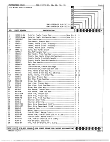 Doors/misc Page 2 Diagram and Parts List for 23874B  Admiral Refrigerator