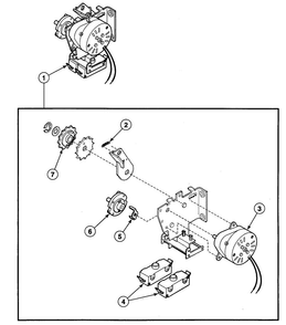 Accumulator Diagram and Parts List for SDE307WF1500  Speed Queen Dryer