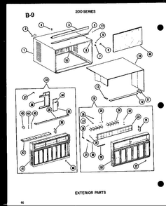 Section 24 Diagram and Parts List for 212-2JM P54655-65R Amana Air Conditioner