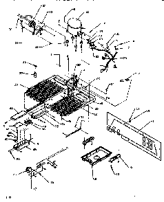 Tecumseh Compressor Diagram and Parts List for SSD522NBW-P1181001WW  Amana Refrigerator