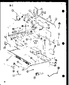 Magnetron/transformer Diagram and Parts List for RMC-20C P76230-1M Amana Microwave