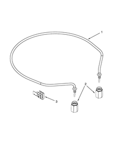 Heater Parts Diagram and Parts List for MDBH980AWQ0  Maytag Dishwasher