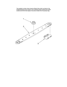 Lower Washarm Parts Diagram and Parts List for MDB6701AWB1  Maytag Dishwasher