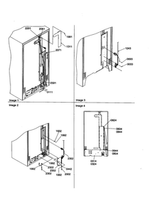 Cabinet Back Diagram and Parts List for SB21VPSE-P1315603WE  Amana Refrigerator