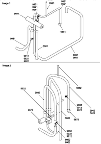 Part Location Diagram of 10681001 Whirlpool Valve, reversing
