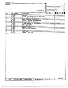 Tub Page 2 Diagram and Parts List for 6740A  Norge Washer