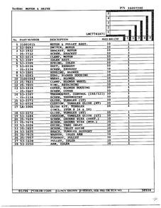 Motor And Drive Page 2 Diagram and Parts List for 7741A71  Norge Dryer