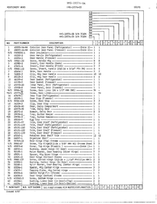 Doors/misc Page 2 Diagram and Parts List for 19574B  Admiral Refrigerator
