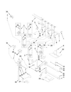 Manifold Parts Diagram and Parts List for MGR6875ADW28  Maytag Range