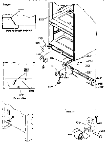 Insulation And Roller Assembly Diagram and Parts List for 77275-P1311201WE  Amana Refrigerator