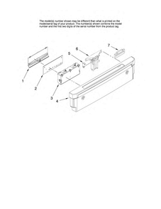 Control Panel Parts Diagram and Parts List for MDB6759AWS2  Maytag Dishwasher