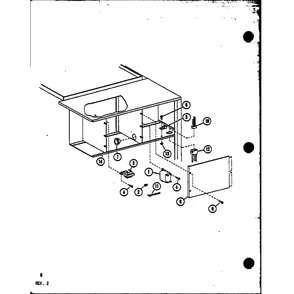 Diagram 3 Diagram and Parts List for EBCC3600MA P6752114C Amana Air Conditioner