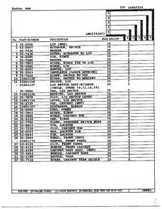 Top Page 2 Diagram and Parts List for 6743A71  Norge Washer