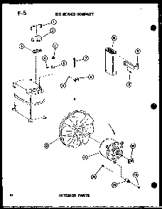 100 Series Compact Diagram and Parts List for 113-3HEW P67231-20R Amana Air Conditioner