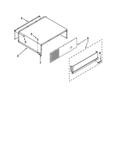 Top Grille And Unit Cover Parts Diagram and Parts List for JS48SEDUDW12  Jenn-Air Refrigerator