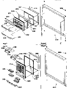 Door Assemblies Diagram and Parts List for 77272-P1311201WW  Amana Refrigerator