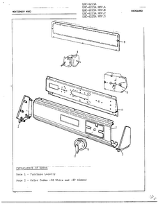 Part Location Diagram of 35-0800 Whirlpool Manual, use & care