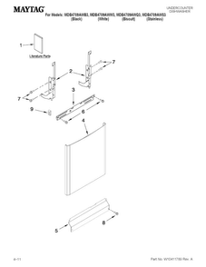 Part Location Diagram of W10290309 Whirlpool INSTRUCTIONS, INSTALLATION