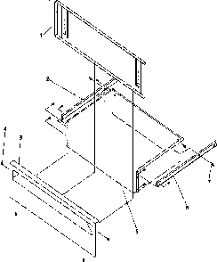 Storage Drawer Diagram and Parts List for ARG7800E-P1143322NE  Amana Range