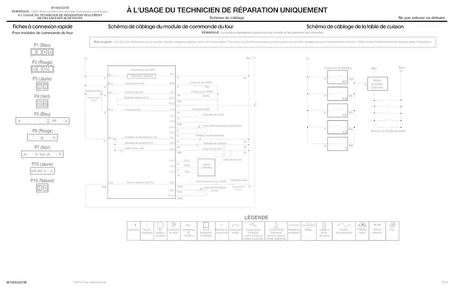 Schema De Cablage Du Module Diagram and Parts List for JDS1450DS0  Jenn-Air Range