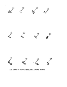 Terminals Diagram and Parts List for LW6153LB-PLW6153LBA  Amana Washer