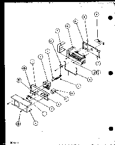 Ice Maker Diagram and Parts List for SZD20MPL-P1120204WL  Amana Refrigerator