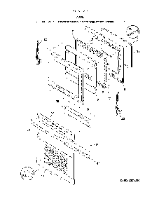 Door Diagram and Parts List for 79075233312  Kenmore Range
