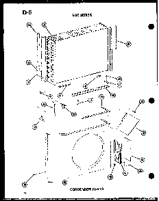 Section 11 Diagram and Parts List for 212-2JM P54655-65R Amana Air Conditioner