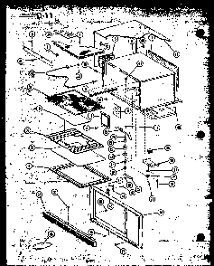 Antenna/hardware Diagram and Parts List for CRMC-30 P74919-2M Amana Microwave