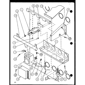 Diagram 3 Diagram and Parts List for GCI045B25B P9898201F Amana Furnace