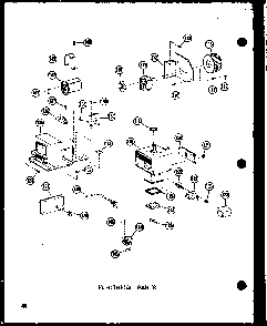 Electrical Parts Diagram and Parts List for R-2 P71306-2M Amana Microwave