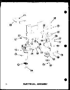 Section 14 Diagram and Parts List for RC-20 P72100-5M Amana Microwave