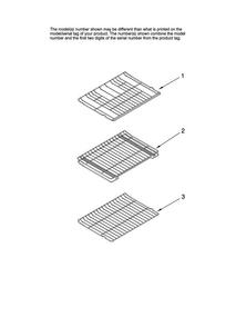 Rack Parts Diagram and Parts List for JGR8890ADP20  Jenn-Air Range