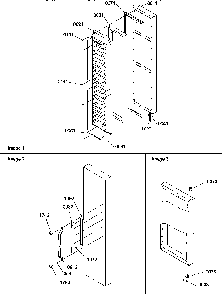 Freezer Door Diagram and Parts List for SM22TBW-P1190212WW  Amana Refrigerator