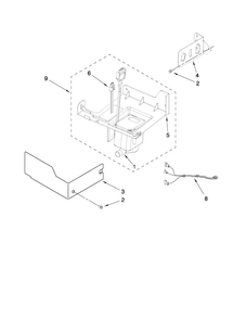 Pump Parts Diagram and Parts List for JIM158XXRS0  Jenn-Air Ice Maker