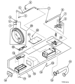Dispenser Diagram and Parts List for SWFA71QN  Speed Queen Washer