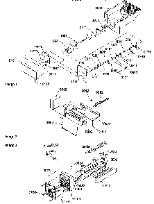 Ice Bucket Auger, Ice Maker And Ice Maker Parts Diagram and Parts List for SRD327S3W-P1307105WW  Amana Refrigerator