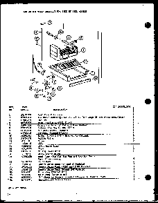 Section 4 Diagram and Parts List for SC25JP-7870114W  Amana Refrigerator