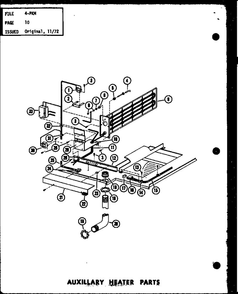 Part Location Diagram of 0097978 Whirlpool Washer handle mountin